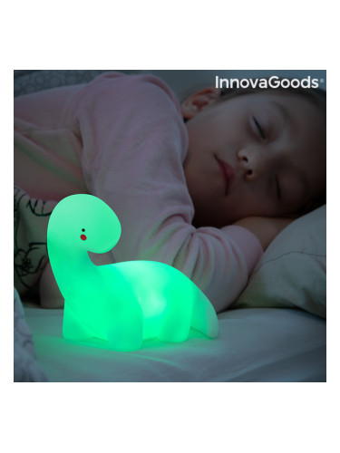 Многоцветна LED Лампа  Динозавър Lightosaurus InnovaGoods