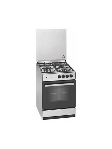 Газов Котлон Meireles G540 DV 55 cm Неръждаема стомана (3 Печки)