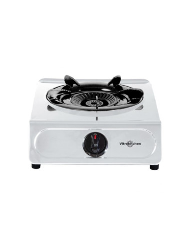 газова печка Vitrokitchen 160IB Неръждаема стомана