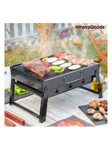 Преносимо Сгъваемо Барбекю за Въглища BearBQ InnovaGoods