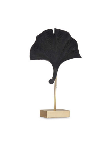 Декоративна фигурка Цвете Черен Полирезин (8 x 37 x 24,5 cm)