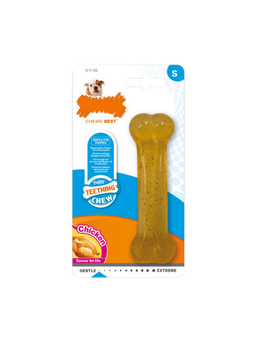 Гризалкка за кученца Nylabone, Размер М, Пиле 