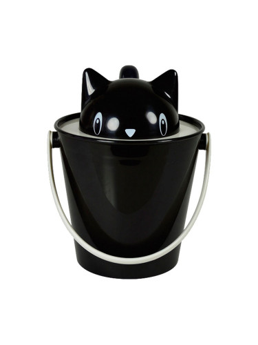 Кофа контейнер United Pets Котка Черен полипропилен (20 cm)