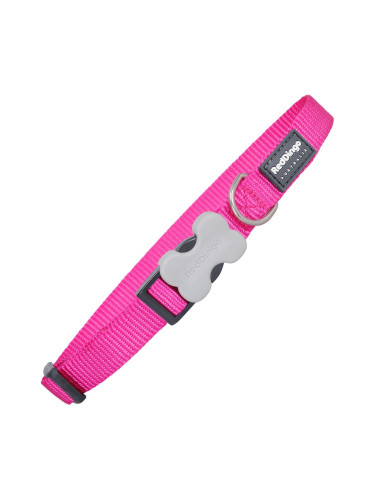 Кучешки Нашийник Red Dingo, Гладък, Фуксия, 1,5 x 24-36 cm