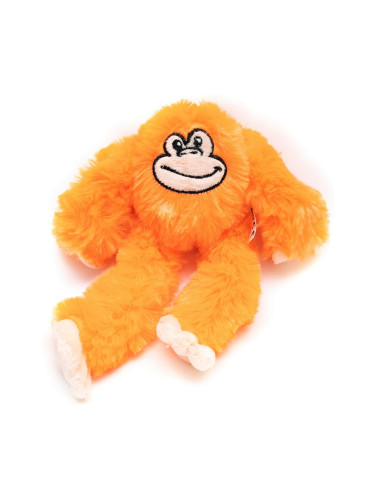 Играчка за Кучета Gloria Kika, Оранжев, Маймуна