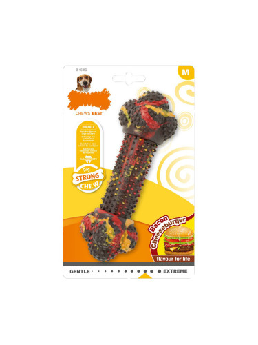 Dog teether Nylabone Strong, Хамбургер, Размер М