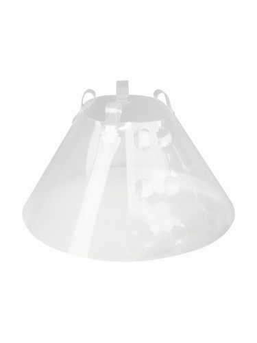 Елизаветинска яка за куче KVP Quick Fit, Прозрачен, 63-78 cm
