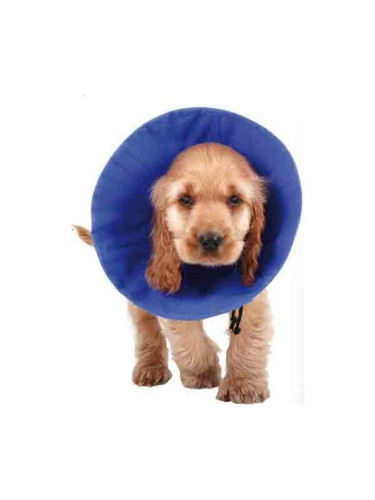 Елизаветинска яка за куче KVP EZ Soft Син (14-31 cm)