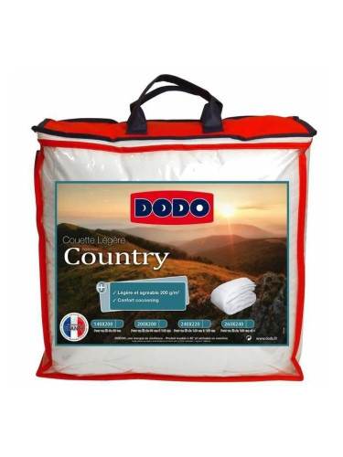 Скандинавски Стил Пълнеж DODO Country лек Бял (140 x 200 cm)