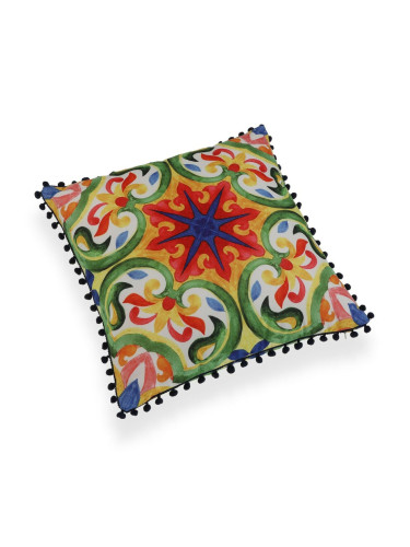 Възглавница Versa Пискюли полиестер (45 x 45 cm)