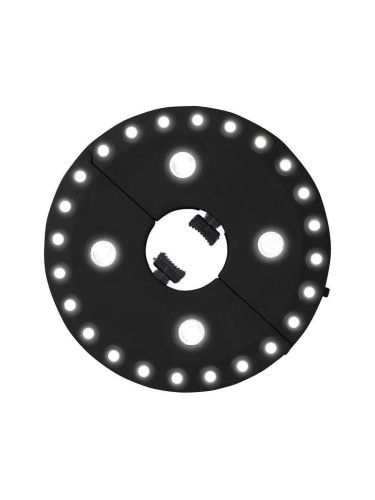 LED лампа Слънчев Черен полипропилен (16 cm)