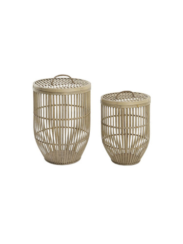 Игра на Кошници DKD Home Decor Бамбук (40 x 40 x 61 cm)