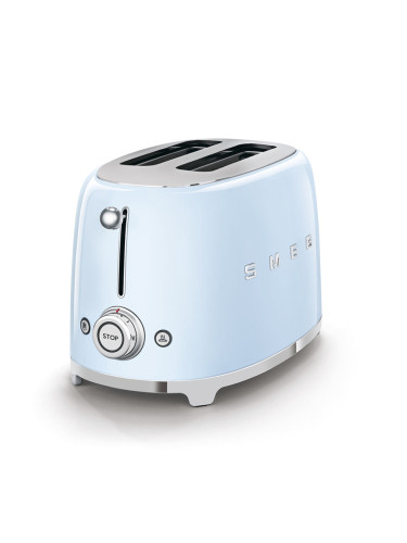 Тостер Smeg TSF01PBEU Неръждаема стомана Vintage Син 50-те години 950 W