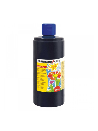 Eberhard Faber Темперна боя, 500 ml, черна