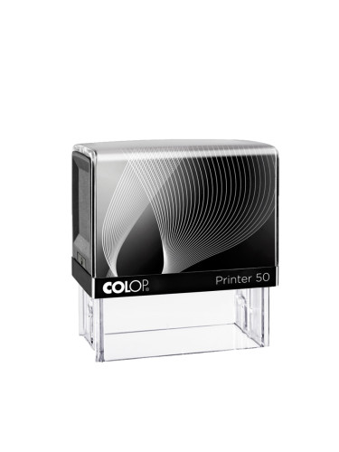 Colop Печат Printer 50, правоъгълен, 30 x 69 mm, черен