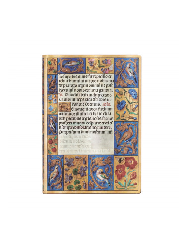 Paperblanks Тефтер Ancient Illumination, Midi, широки редове, мека корица, 88 листа