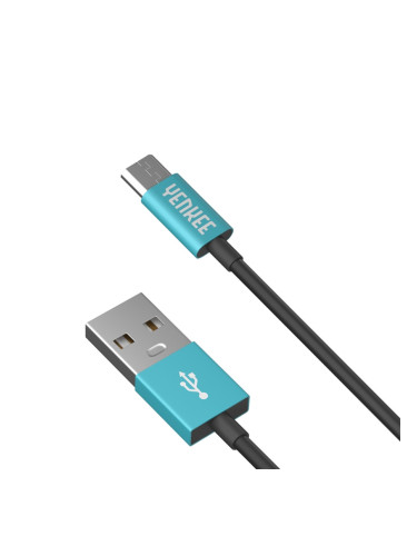 Yenkee Кабел 221 BBE, USB-A Male към Micro USB-B Male, 1 m