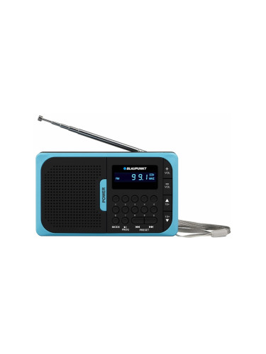Blaupunkt Радио PR5BL, портативно, USB, MicroSD, 1 W