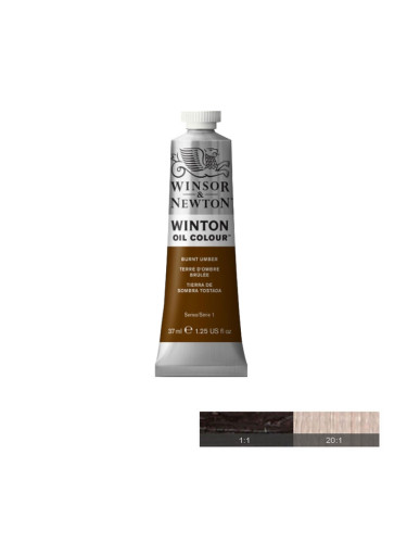 Winton Маслена боя, Burnt Umber, 37 ml