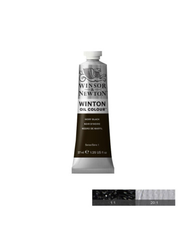 Winton Маслена боя, Ivory Black, 37 ml