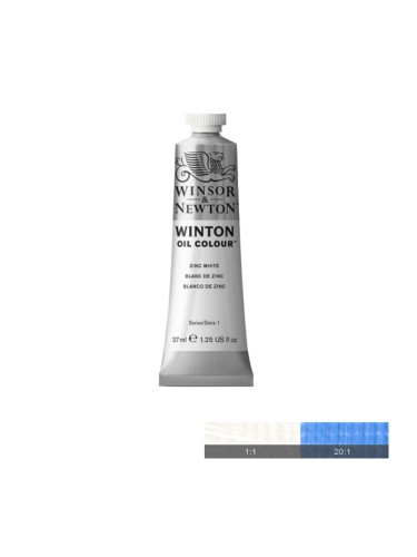 Winton Маслена боя, Zink White, 37 ml