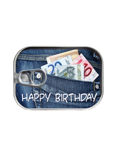Gespaensterwald Картичка-консерва, Happy Birthday Money