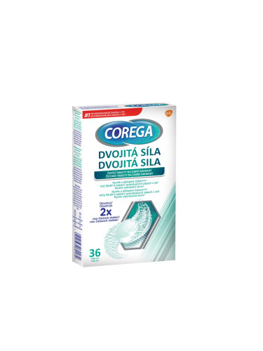 Corega Tabs Double Strength Почистващи таблетки и разтвори Комплект