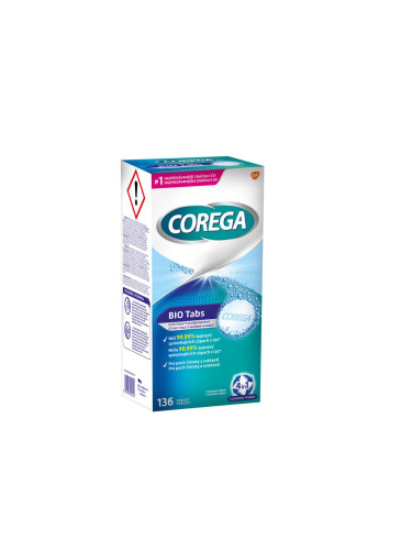 Corega Tabs Bio Почистващи таблетки и разтвори Комплект