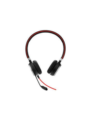 Слушалки Jabra Evolve 40 MS Stereo, микрофон, 3,5mm Jack, черни