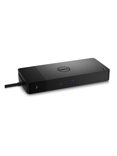 Докинг станция Dell Thunderbolt Dock WD22TB4 180W, от USB C към 2x Thunderbolt, 2x USB C, 3x USB A, 2x DisplayPort, 1x HDMI, 1x RJ-45, за лаптопи Dell, черна