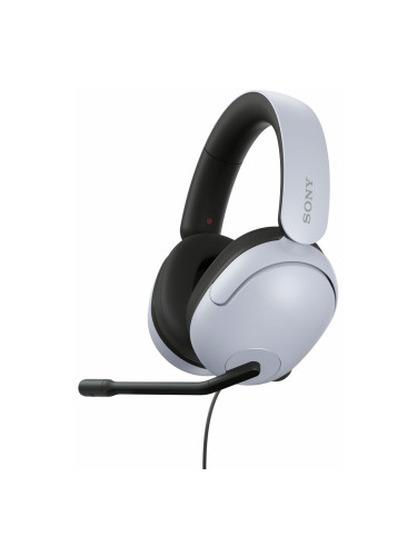 Слушалки Sony Inzone H3 White (MDRG300W.CE7), микрофон, гейминг, шумопотискане, 360 Spatial Sound, ECM, USB, бели