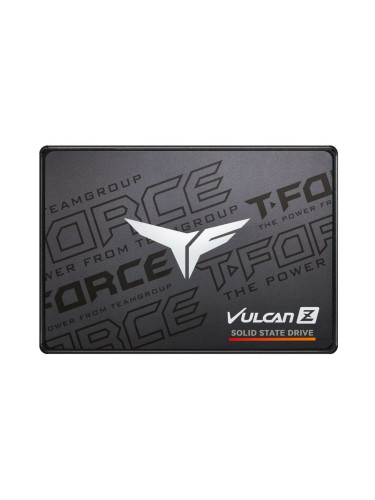 Памет SSD 256GB TeamGroup Vulcan Z, SATA 6Gb/s, 2.5"(6.35cm), скорост на четене до 520MB/s, скорост на запис до 450MB/s