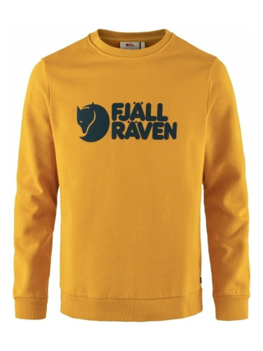 Fjällräven Logo Sweater M Mustard Yellow L Суичър за открито