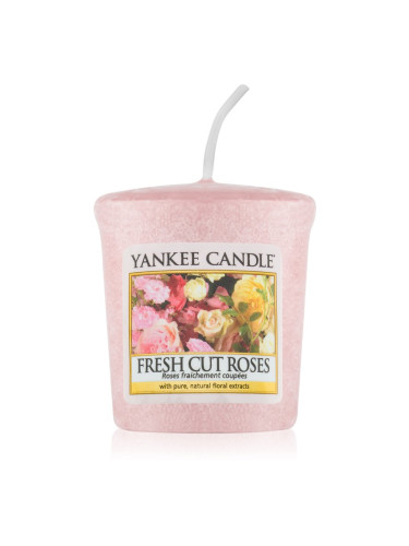 Yankee Candle Fresh Cut Roses вотивна свещ 49 гр.