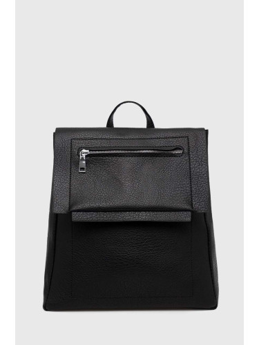 Чанта Answear Lab дамска в черно голям размер с изчистен дизайн