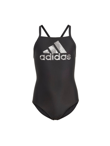 ADIDAS PERFORMANCE Спортна плажна мода 'Big Logo'  антрацитно черно / черно / бяло