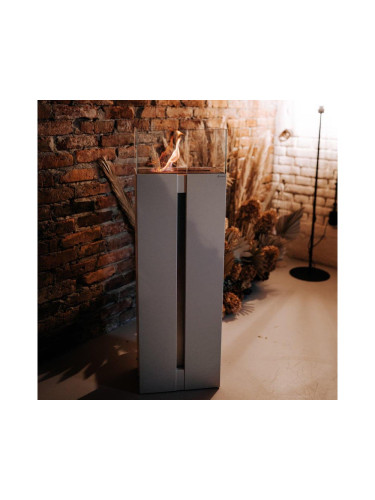 BIO камина ROMEO 113,6x35,9 см, 2kW, черна серия KRATKI ROMEO