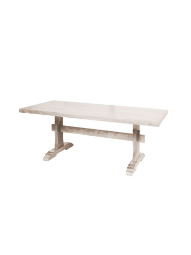 Трапезна маса антично бял цвят