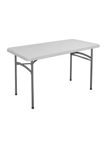 Сгъваема маса бял цвят