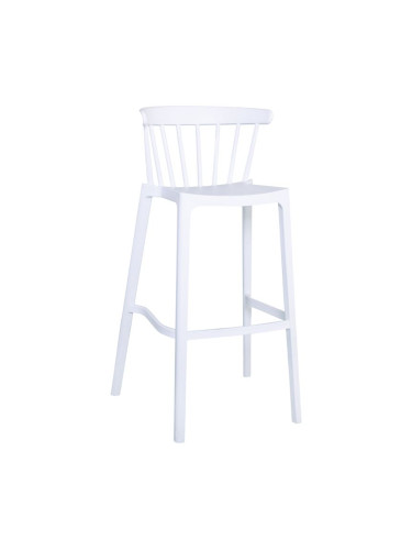 Бар стол бял цвят