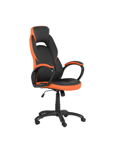 Геймърски стол   - черно-оранжев