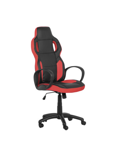 Геймърски стол   - черно-червен