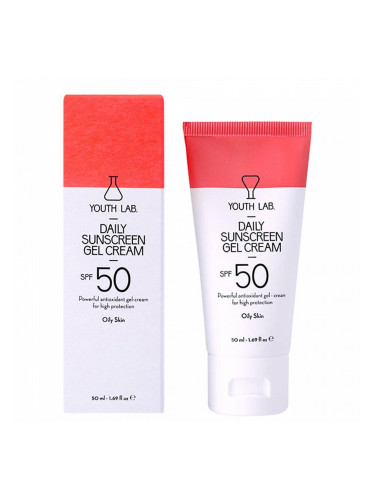 YOUTH LAB Daily Sunscreen Gel Cream Spf 50 Oily Skin Слънцезащитен продукт унисекс 50ml