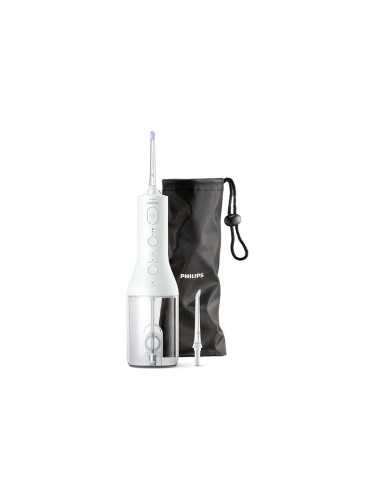 Преносим зъбен душ Philips Sonicare Cordless Power Flosser 3000 HX3806/31, бял