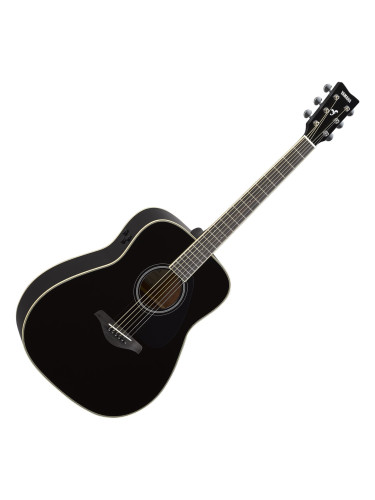 Yamaha FG-TA Black Електро-акустична китара Дреднаут