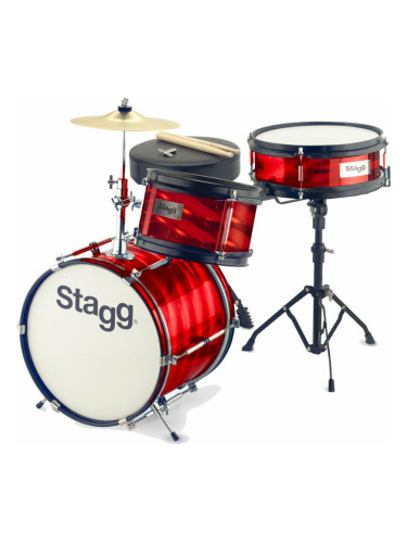 Stagg TIM JR 3/12B RD Red Детски комплект барабани