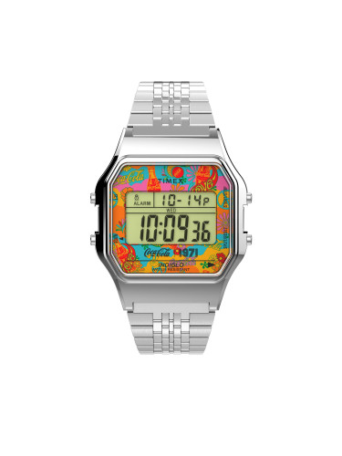 Часовник Timex T80 TW2V25900 Сребрист