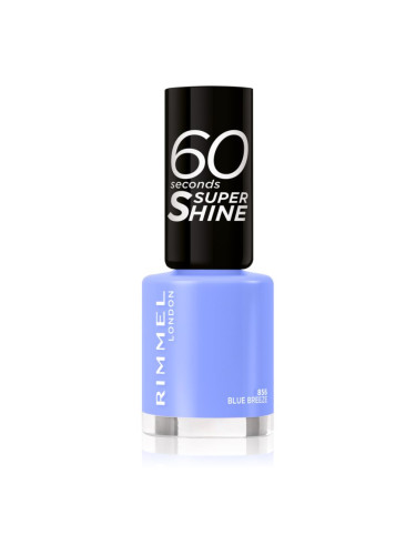 Rimmel 60 Seconds Super Shine лак за нокти цвят 856 Blue Breeze 8 мл.