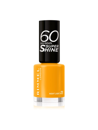 Rimmel 60 Seconds Super Shine лак за нокти цвят 450 Night Light Haze 8 мл.