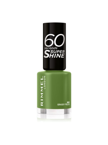 Rimmel 60 Seconds Super Shine лак за нокти цвят 880 Grassy Fields 8 мл.